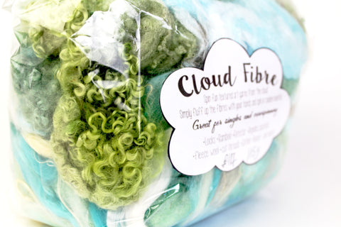 Cloud Fibre  -  Spin textured art yarns from the Cloud