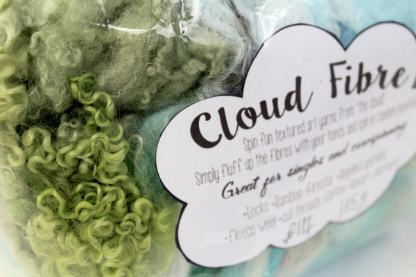 Cloud Fibre  -  Spin textured art yarns from the Cloud