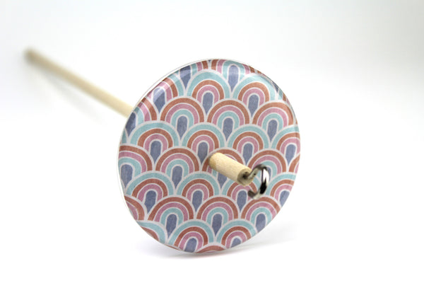 Retro Patterned Drop Spindle 0005