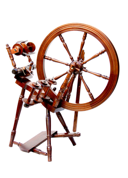 Kromski Interlude Spinning Wheel – Saxony Single Treadle Wheel