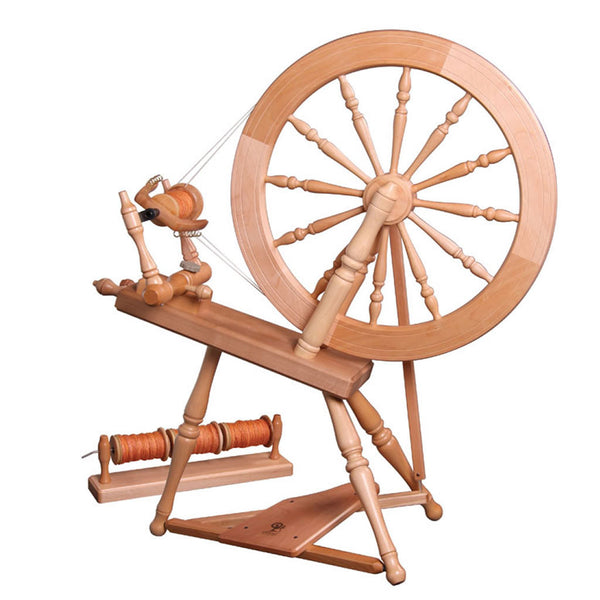 Ashford Elizabeth spinning wheel detail