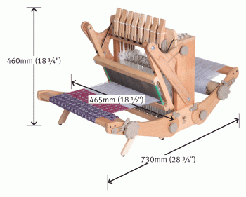 Ashford Katie 8 Shaft Table Loom & Carry Bag