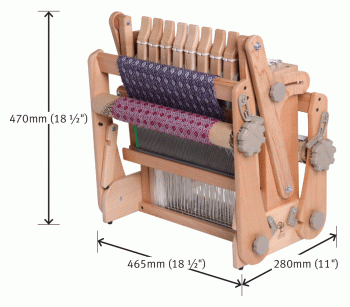 folding weaving loom